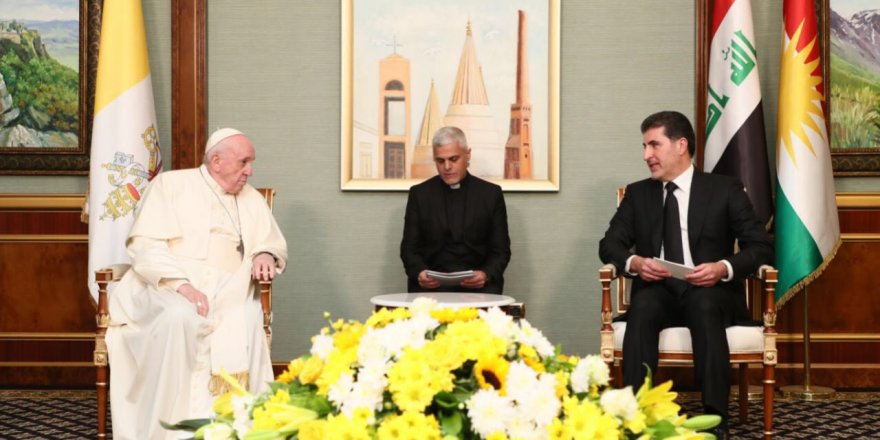 Nêçîrvan Barzanî: Şerefmend im ku pêşwaziya Papa Francis dikim