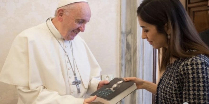 Nadya Mûrad û 34 rêxistinan nameyek pêşkeşî Papa Francis kirin