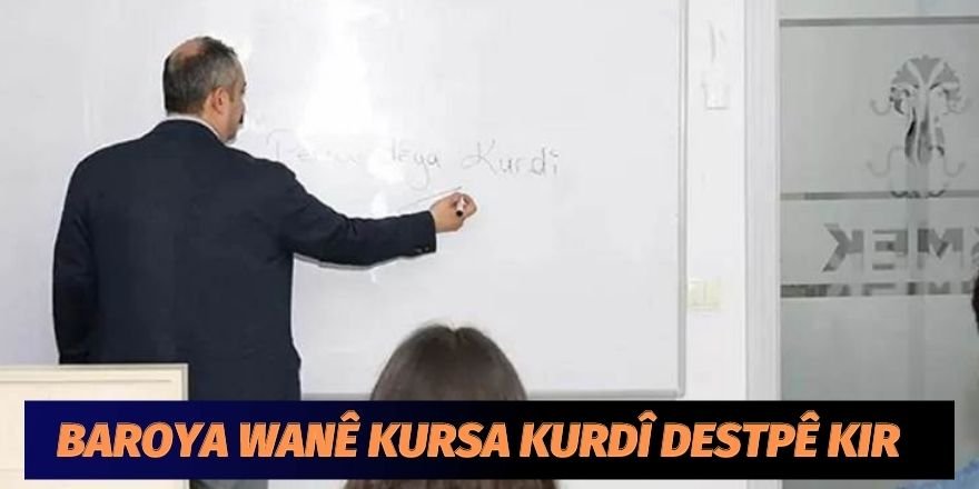 Baroya Wanê kursa Kurdî destpê kir