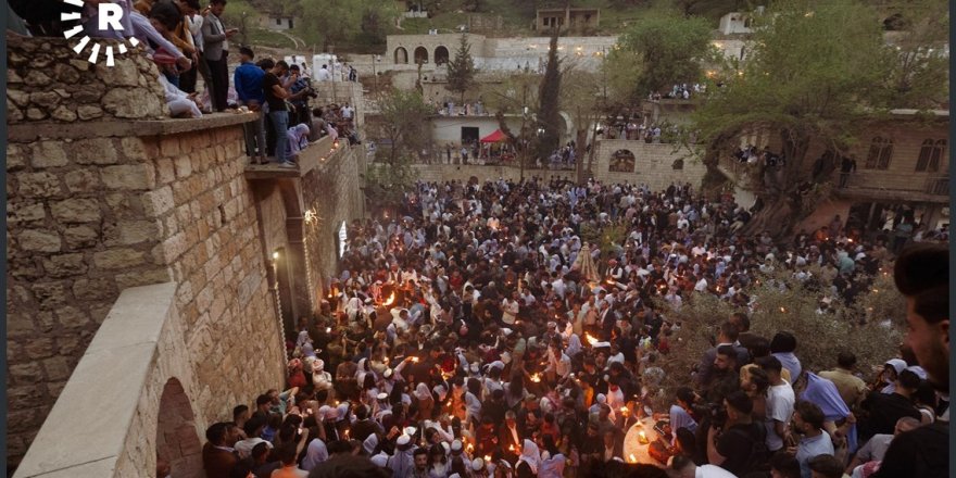 Li Lalişê merasîma cejna sersalê ya Kurdên Êzidî