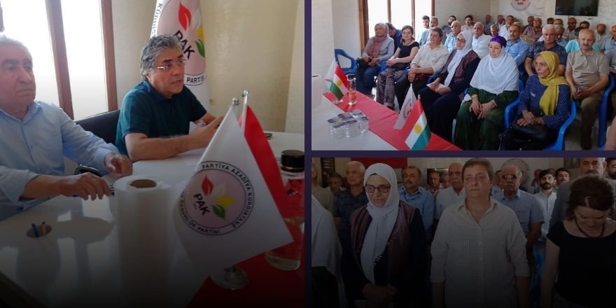 Serokê Giştî yê PAKê Mustafa Ozçelîk li Mêrdînê Konferansek da