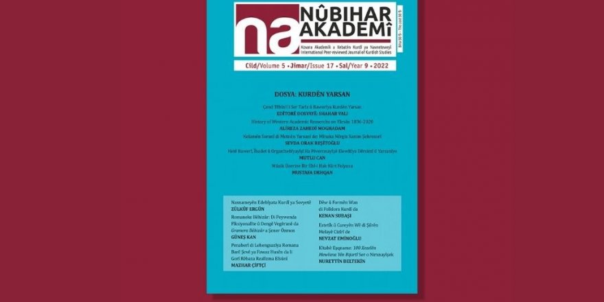 Nûbihar Akademiyê di hejmara nû de li ser “Kurdên Yarsan” dosyayek amade kiriye