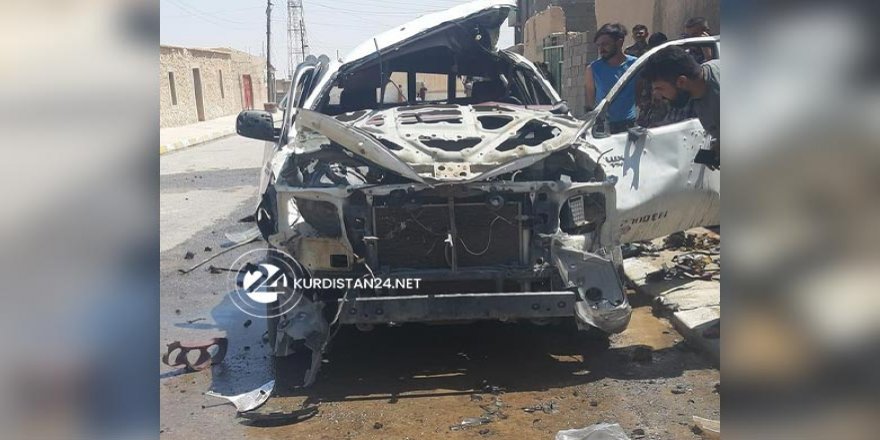 Bombeyek bi otomobîla Hêza Parastina Êzidîxanê de teqiya