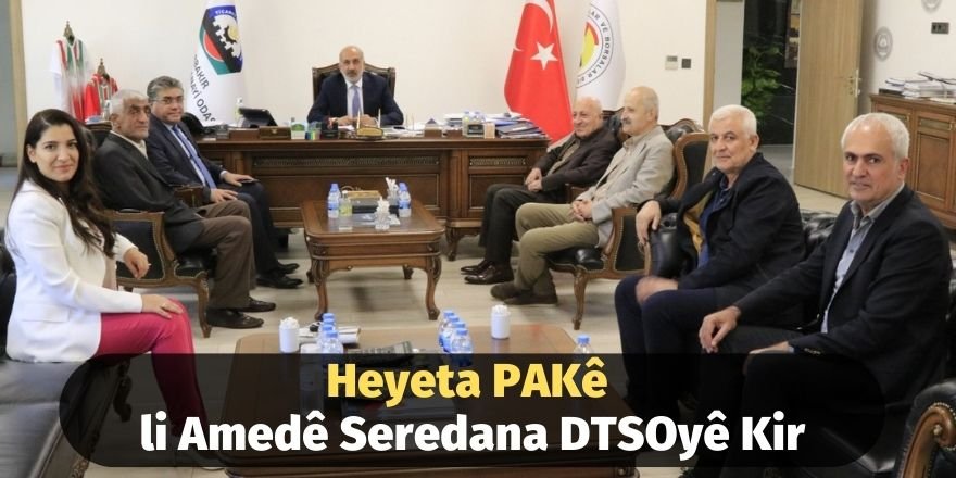 Heyeta PAKê li Amedê Seredana DTSOyê Kir