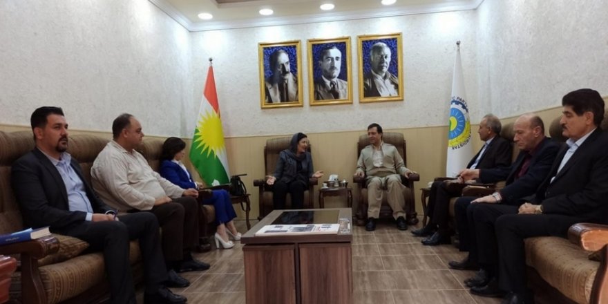 Çend partî û aliyên Rojavayê Kurdistanê serdana nûneratiya PDKÎ ya bajarê Hewlêrê kirin