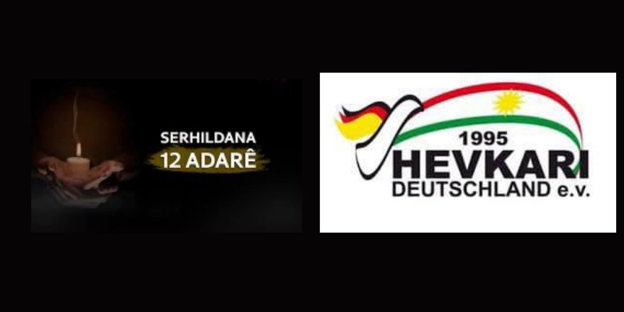 Hevkarî piştgêriya gelê Kurd li Rojavayê Kurdistanê dike di roja Serhildana 12 Avdarêde