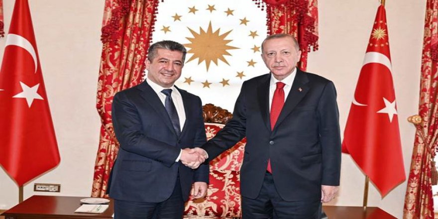 Serokwezîrê Herêma Kurdistanê gihîşt Enqerê û dê bi Erdogan re bicive