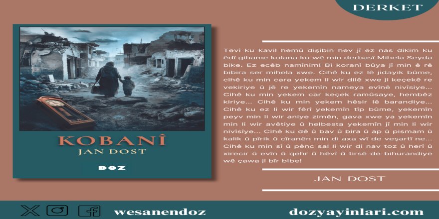 Romana Jan Dost a bi navê ‘Kobanî’ derket