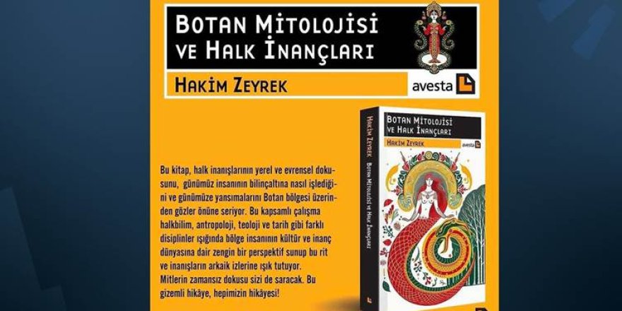 Pirtûka ‘Mîtolojî û Baweriyên Gelêrî yên Botanê’ derket