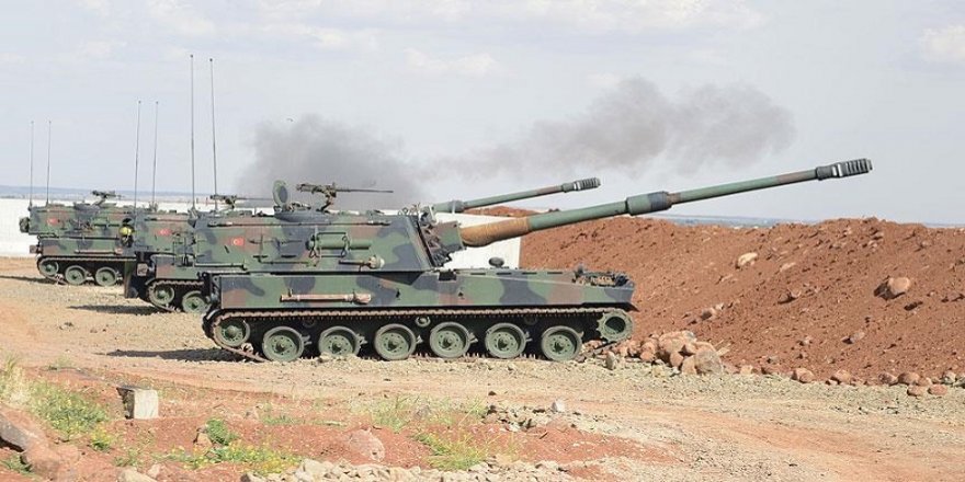 Topxaneyê Tirkiya cayê ke destê YPG de yê da bombeyan ver