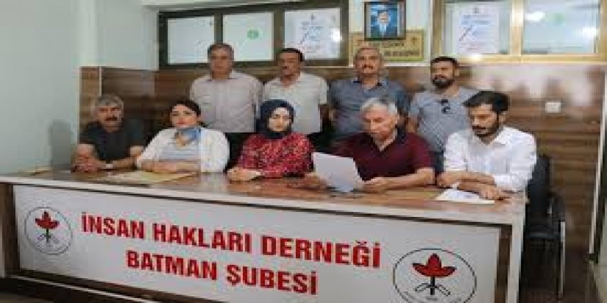 Şûbeyê Komela Heqanê Merdiman (İHD) yê Batmanî: Wa endamê ma û ê bînî cade bêrê veradayîş