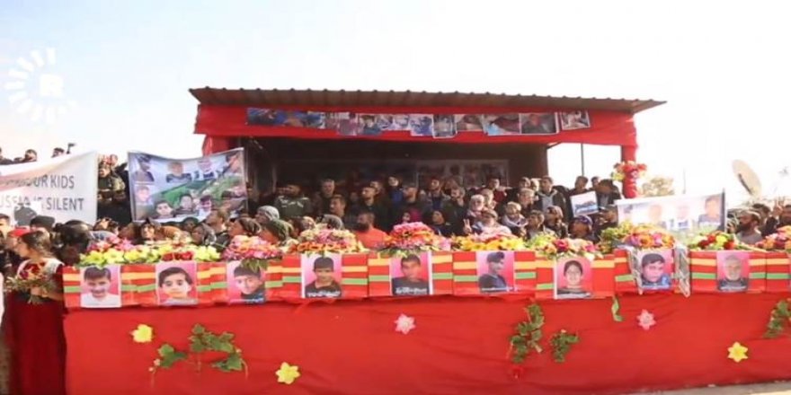 Termên 9 zarokên Efrînî bi xakê hatin spartin